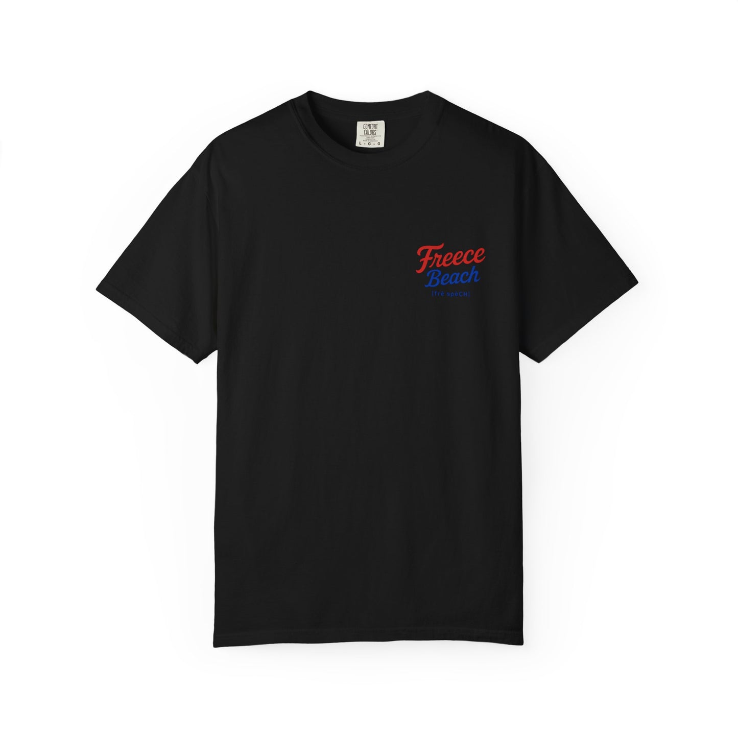 Freece Beach “Sunset & Sparks” Tee - Patriotic Edition