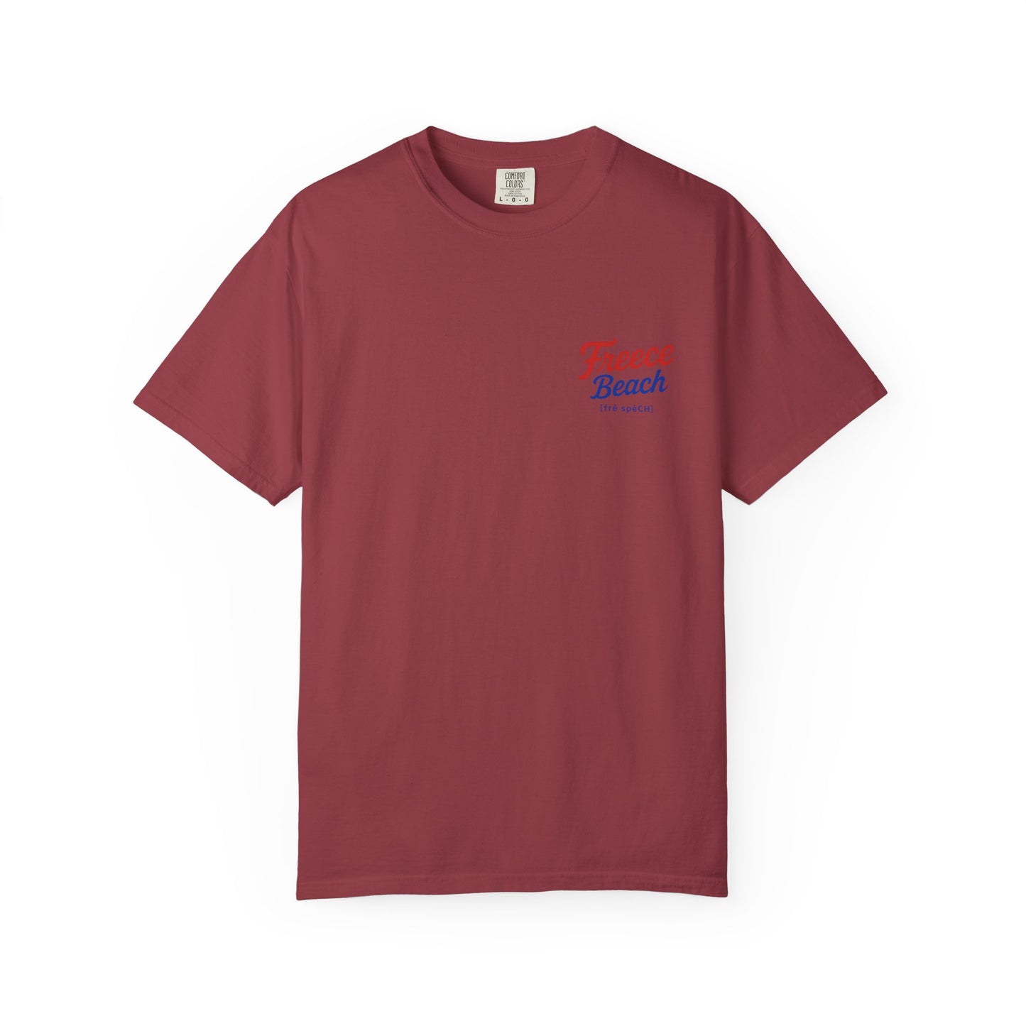Freece Beach “Sunset & Sparks” Tee - Patriotic Edition