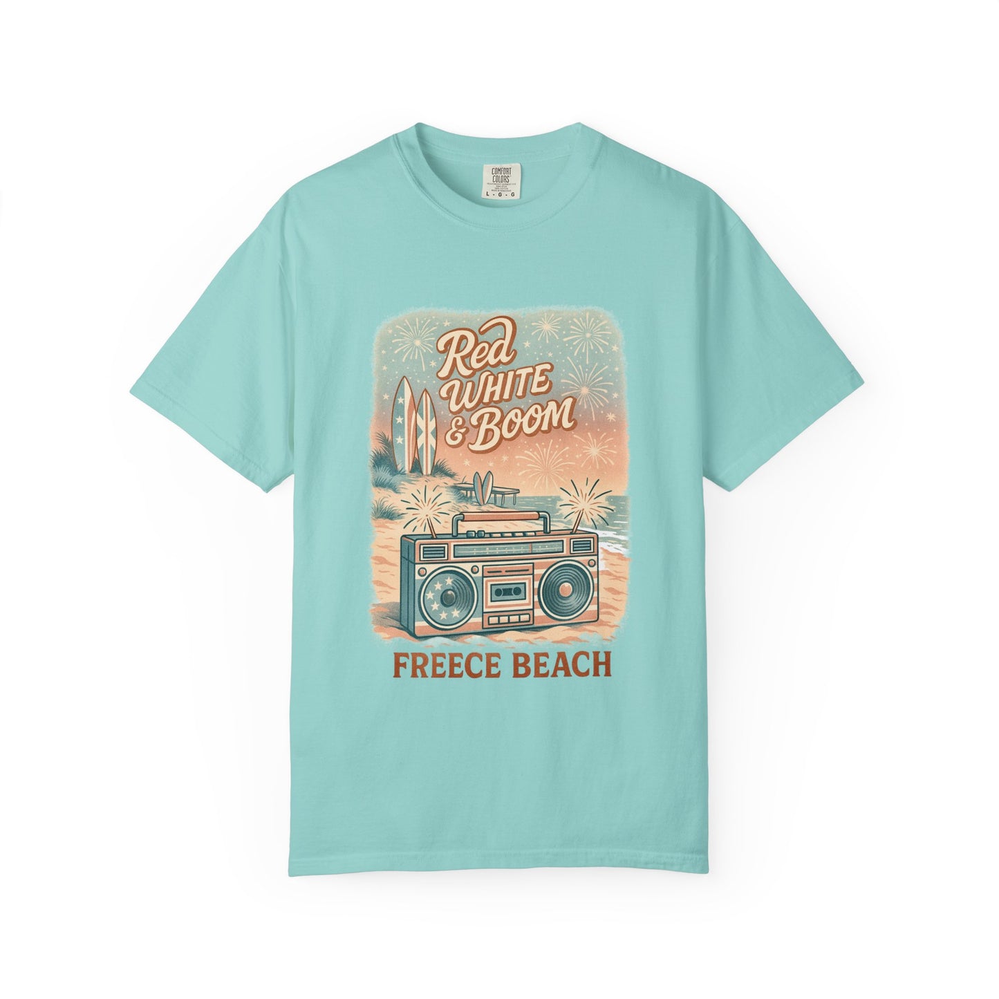 Freece Beach “Red, White & Boom” Tee
