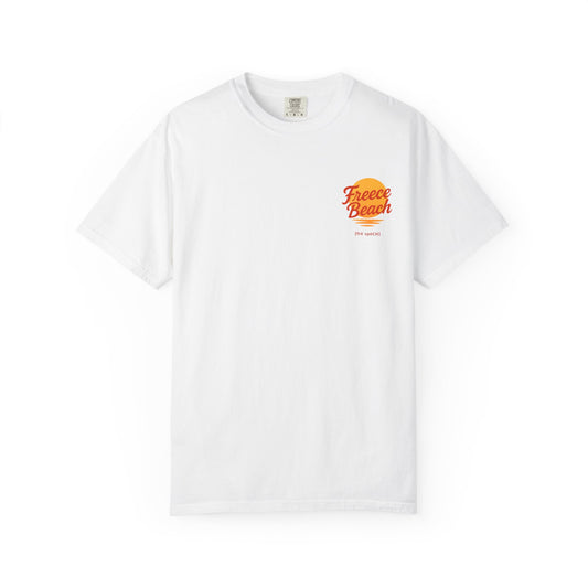 Freece Beach Graphic T-Shirt — Sunset Logo Tee