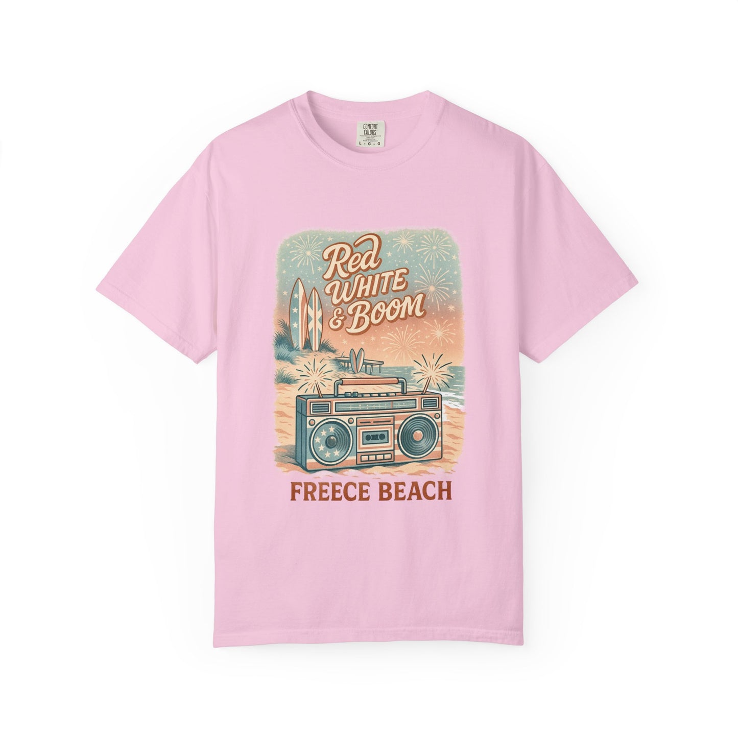 Freece Beach “Red, White & Boom” Tee