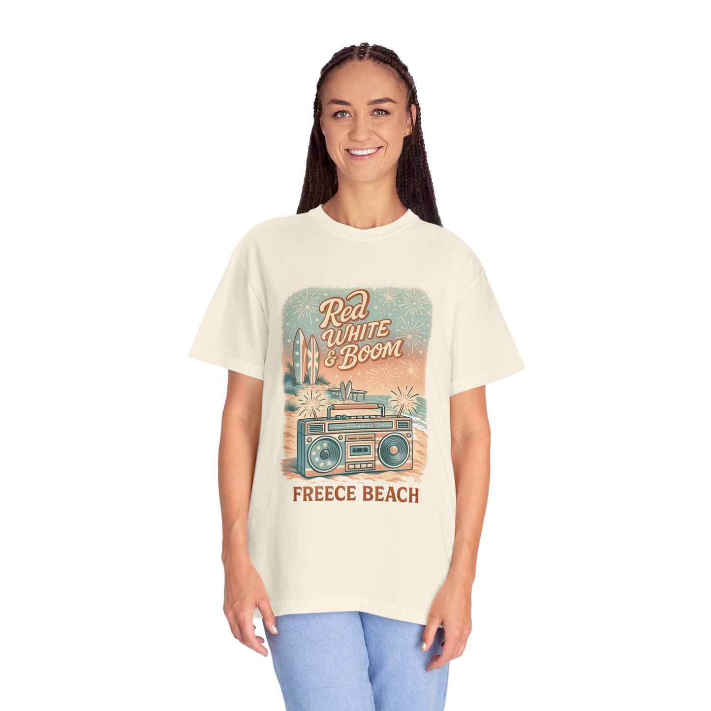 Freece Beach “Red, White & Boom” Tee