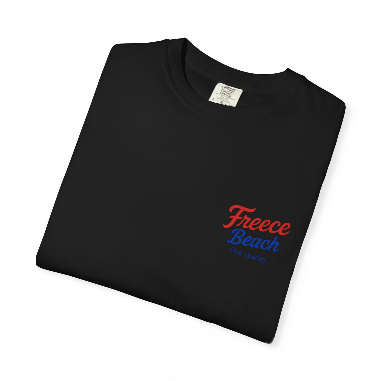 Freece Beach “Sunset & Sparks” Tee - Patriotic Edition