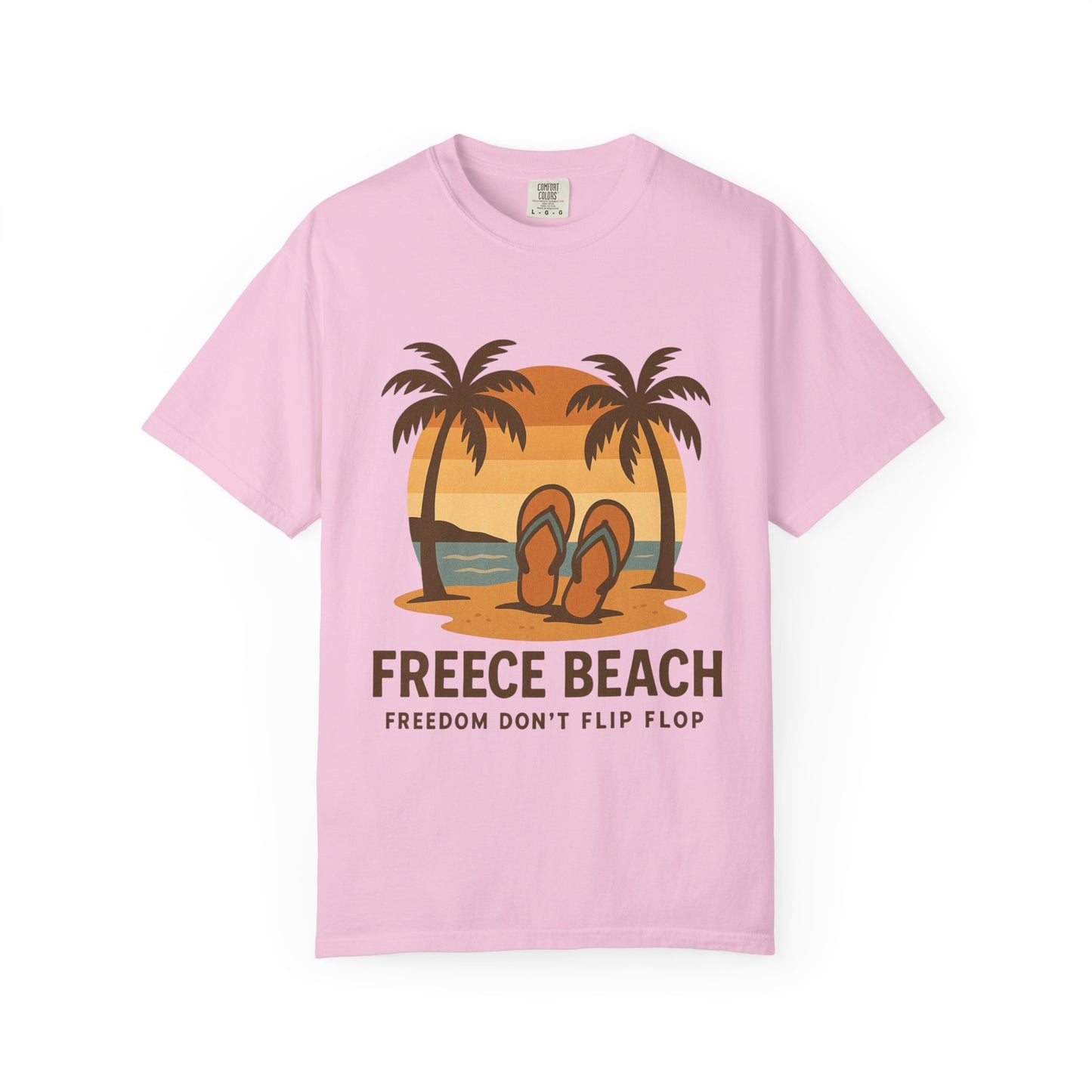 Freece Beach “Freedom Don’t Flip Flop” Tee