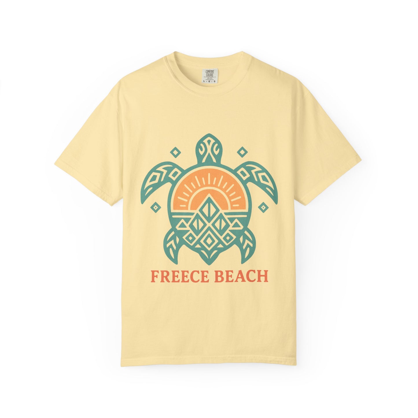 Freece Beach Tribal Turtle Tee