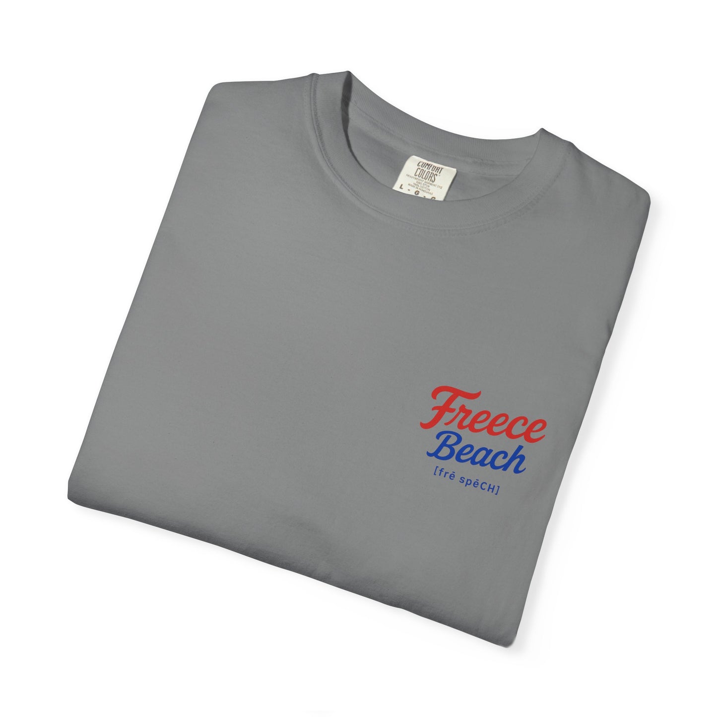 Freece Beach “Sunset & Sparks” Tee - Patriotic Edition