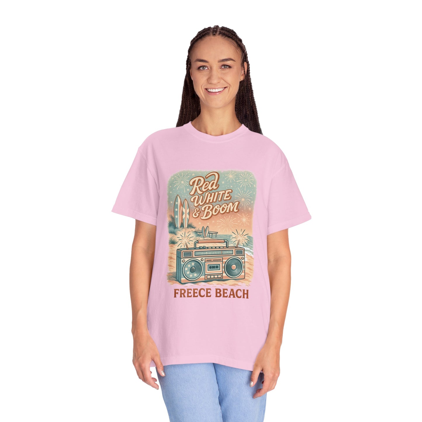 Freece Beach “Red, White & Boom” Tee