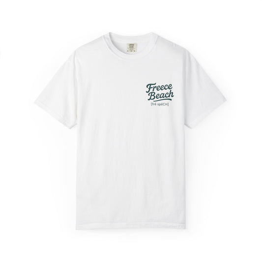 Freece Beach Graphic T-Shirt - Sunset Bridge Logo Tee