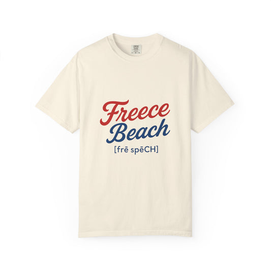 Freece Beach Graphic T-Shirt – Patriot Edition Logo Tee