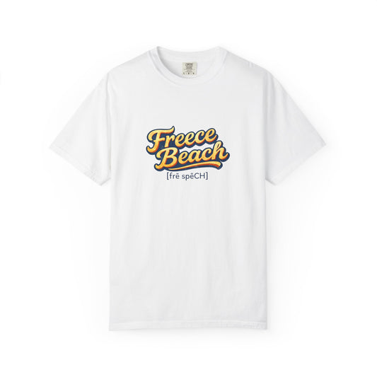 Freece Beach Graphic T-Shirt — Vintage Surf Logo Tee