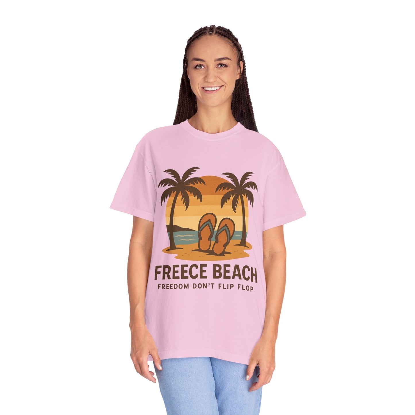 Freece Beach “Freedom Don’t Flip Flop” Tee