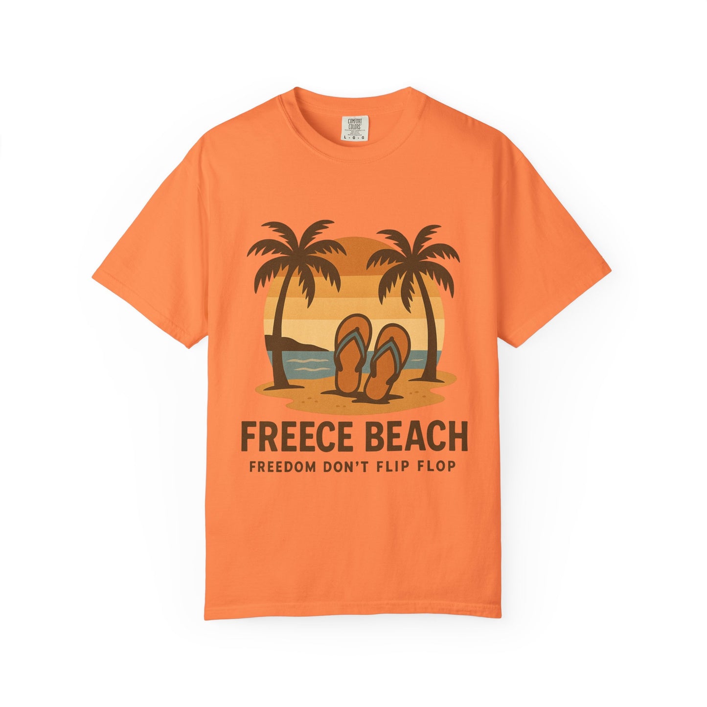 Freece Beach “Freedom Don’t Flip Flop” Tee