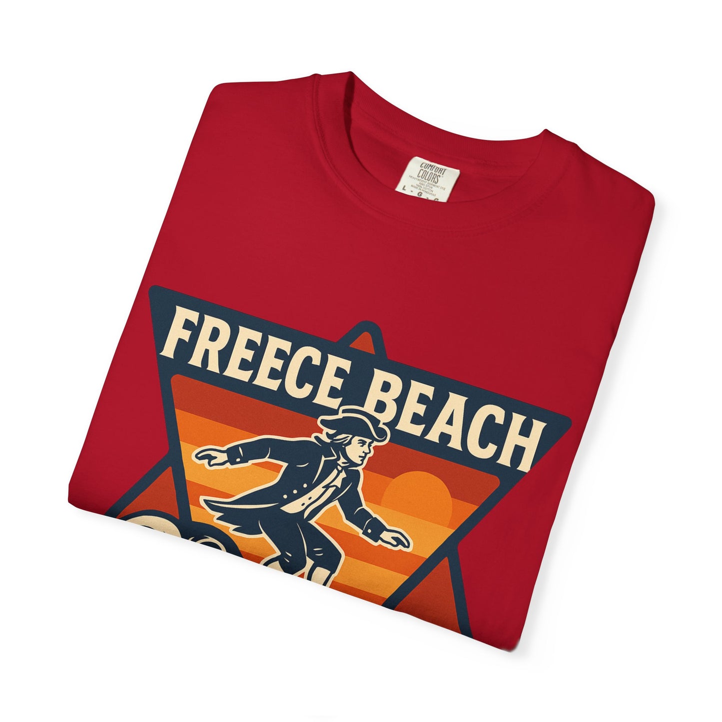 Freece Beach Graphic T-Shirt - Life, Liberty & Longboards