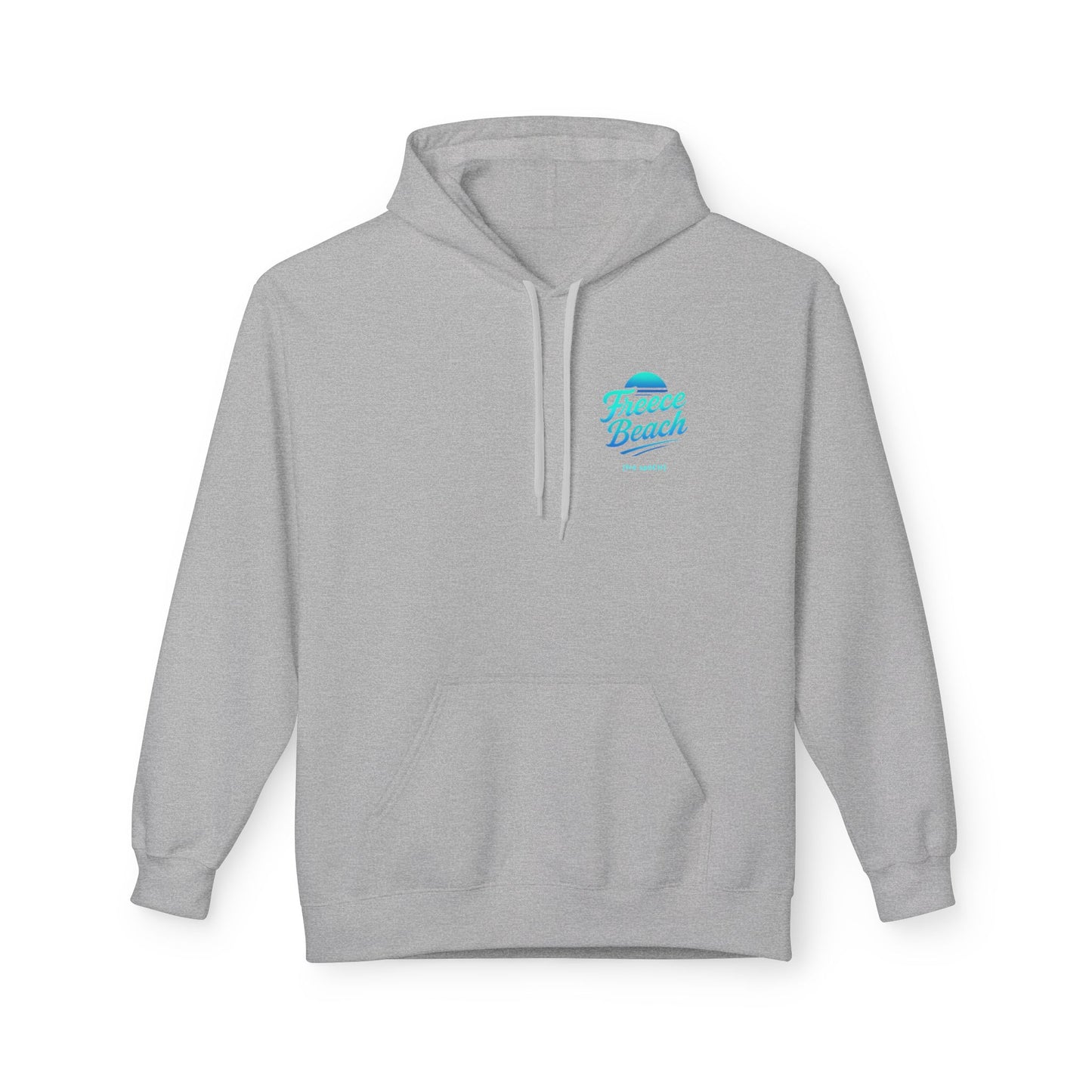 Freece Beach Hoodie - Cool Neon Logo Pullover