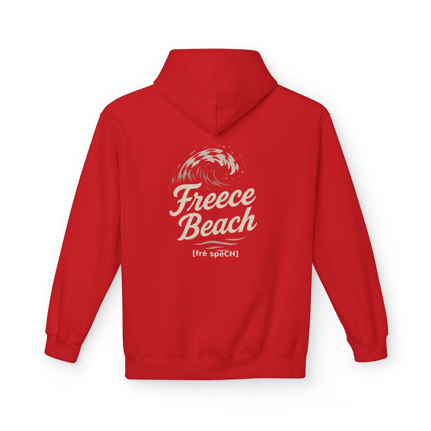 Freece Beach Hoodie - Checkered Wave Logo Pullover