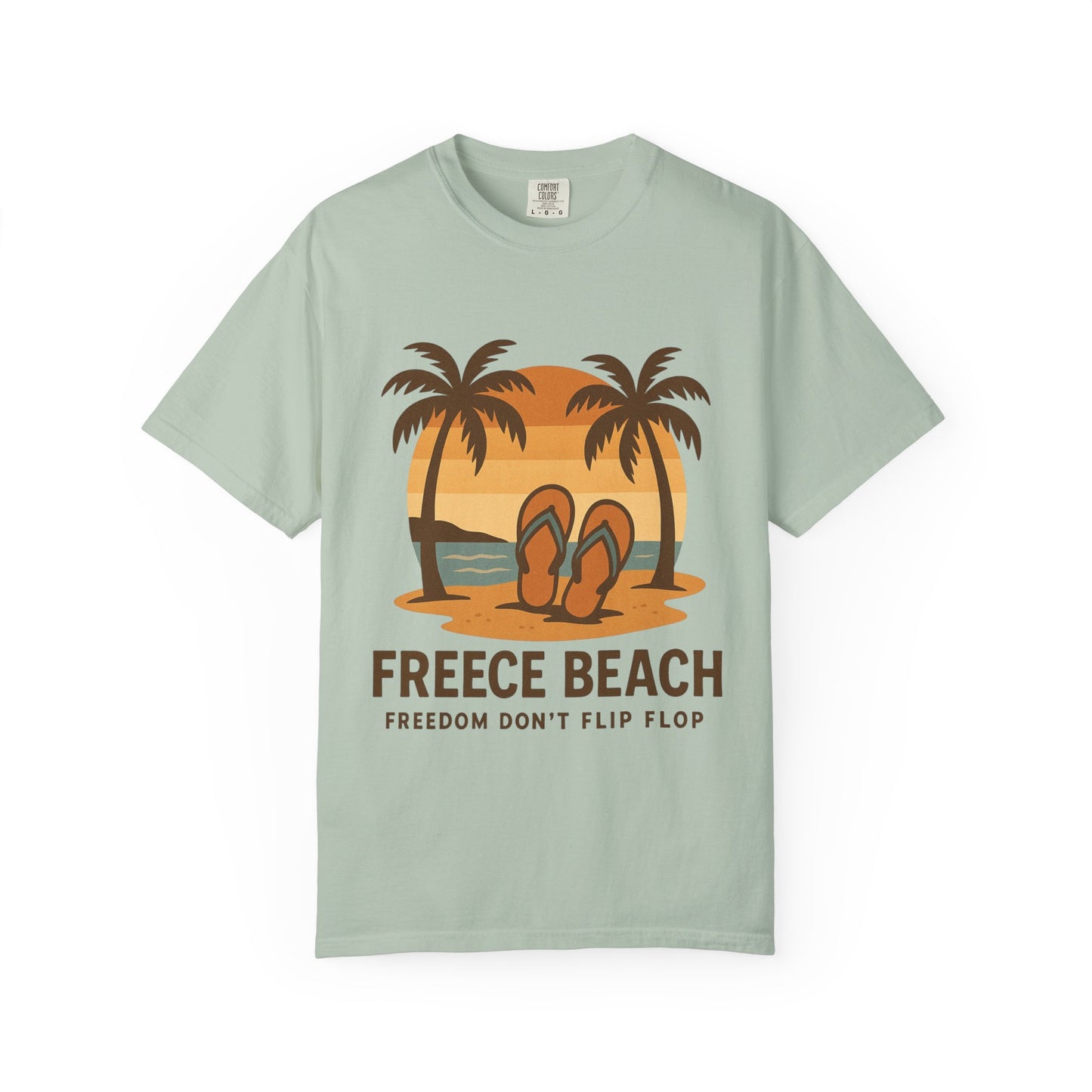 Freece Beach “Freedom Don’t Flip Flop” Tee