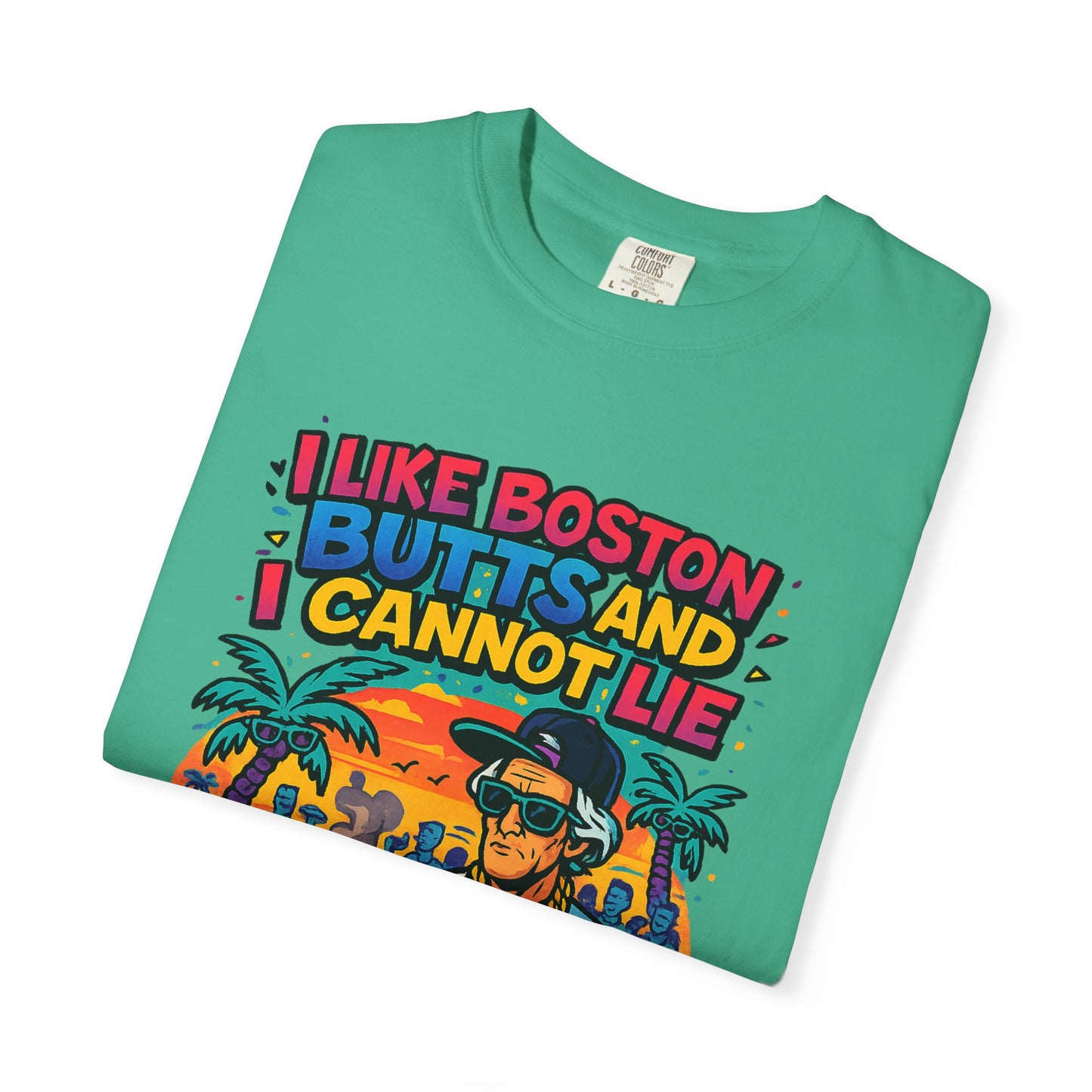 Freece Beach Graphic T-Shirt - Boston Butts