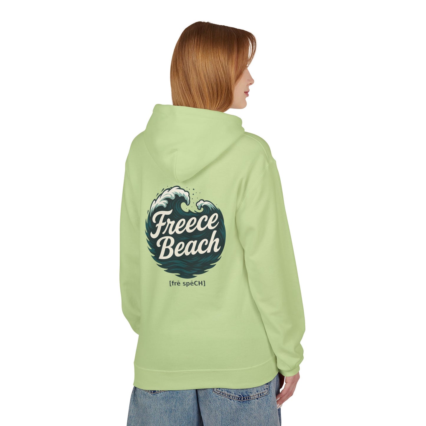 Freece Beach Hoodie - Rolling Surf Logo Pullover