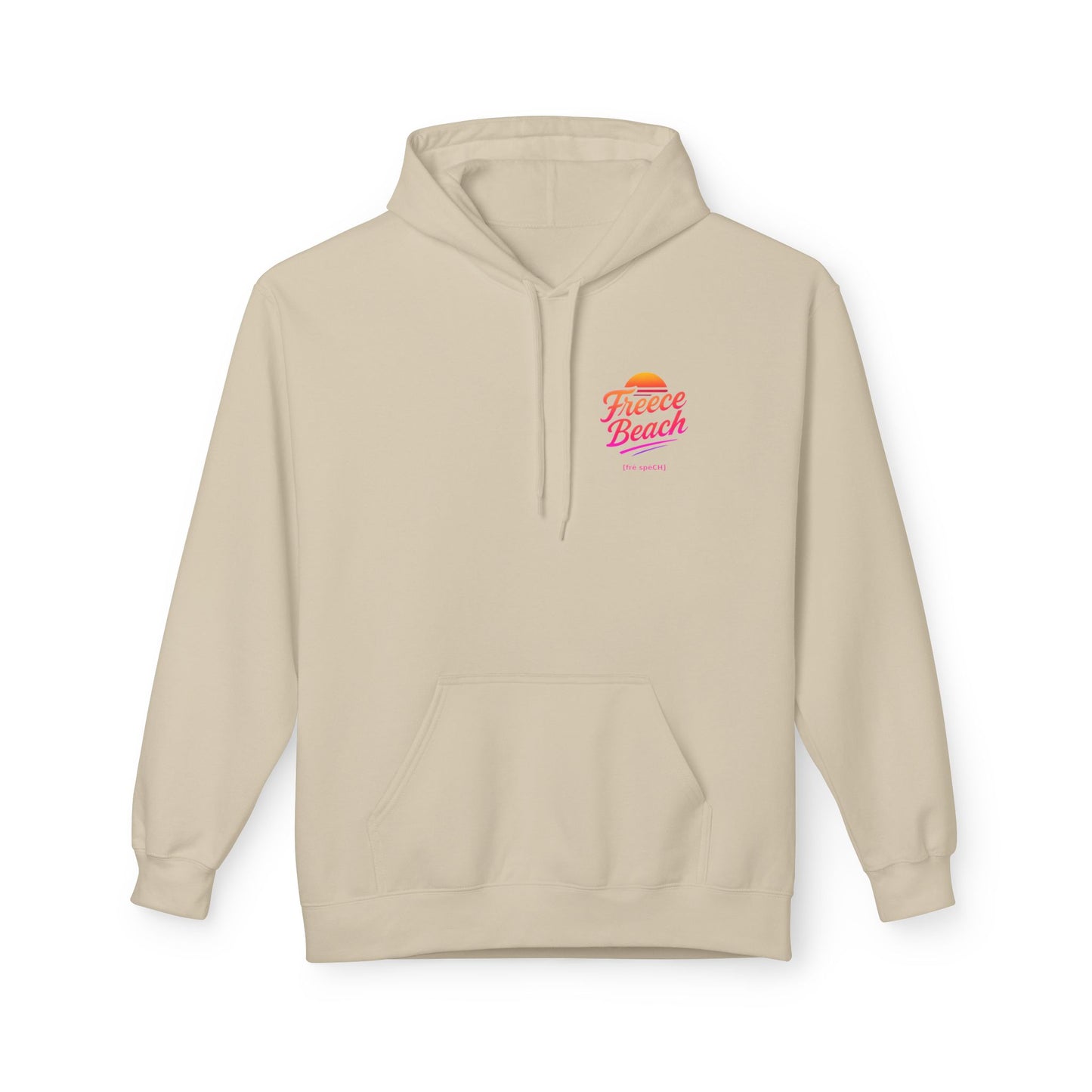 Freece Beach Hoodie - Warm Neon Logo Pullover