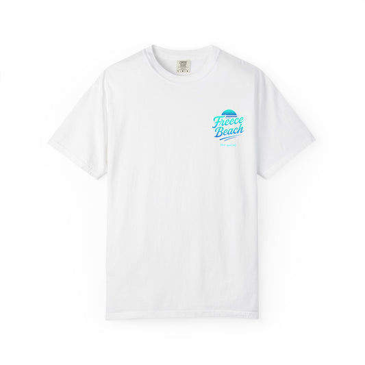 Freece Beach Graphic T-Shirt – Cool Neon Logo Tee
