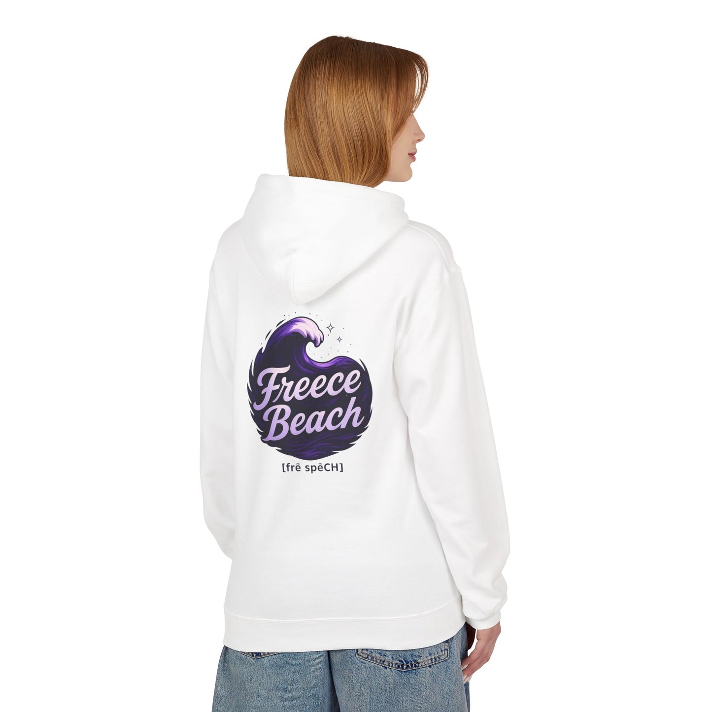 Freece Beach Hoodie - Oceanic Night Logo Pullover