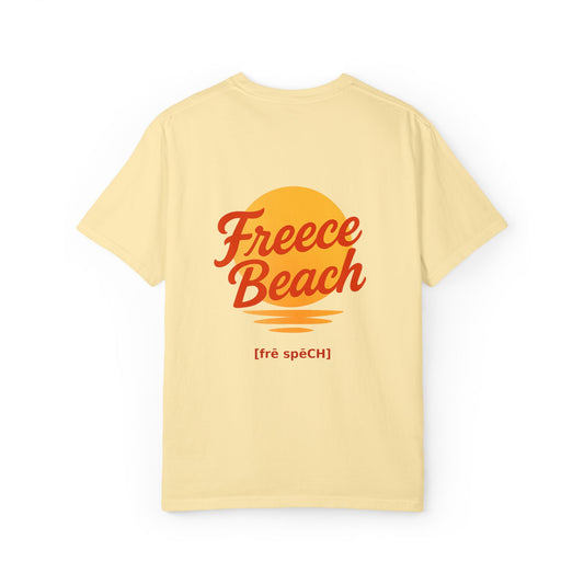 Freece Beach Graphic T-Shirt — Sunset Logo Tee