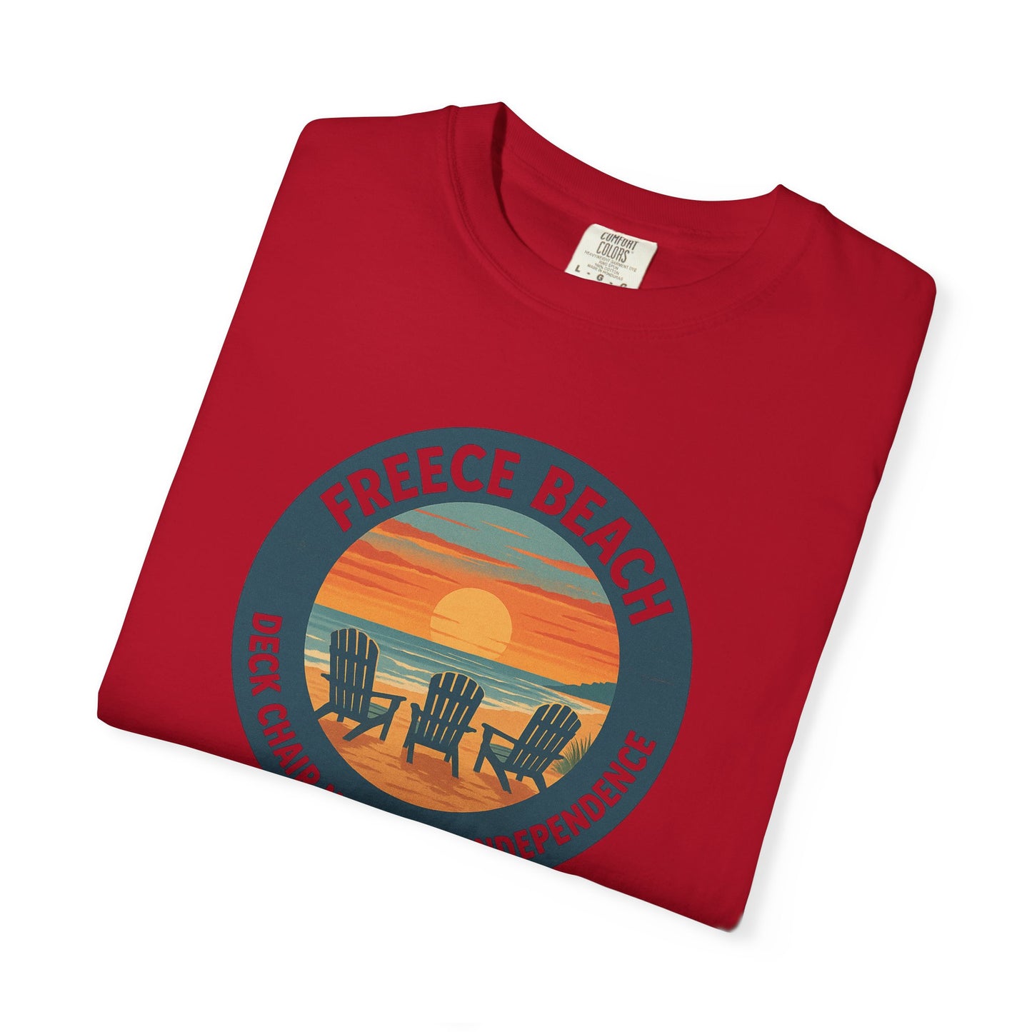 Version 1 | Freece Beach “Deck Chair Nation of Independence” Tee