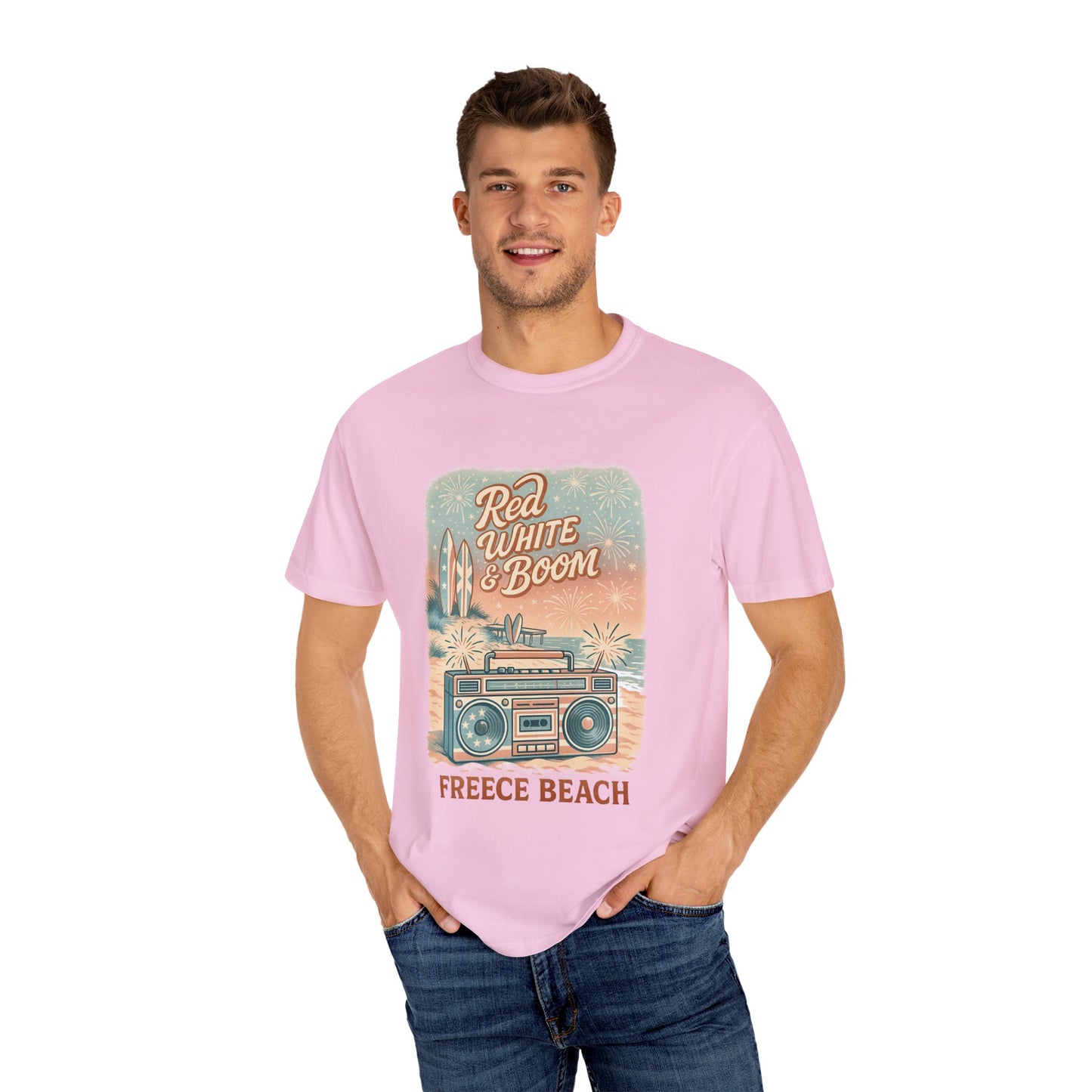 Freece Beach “Red, White & Boom” Tee