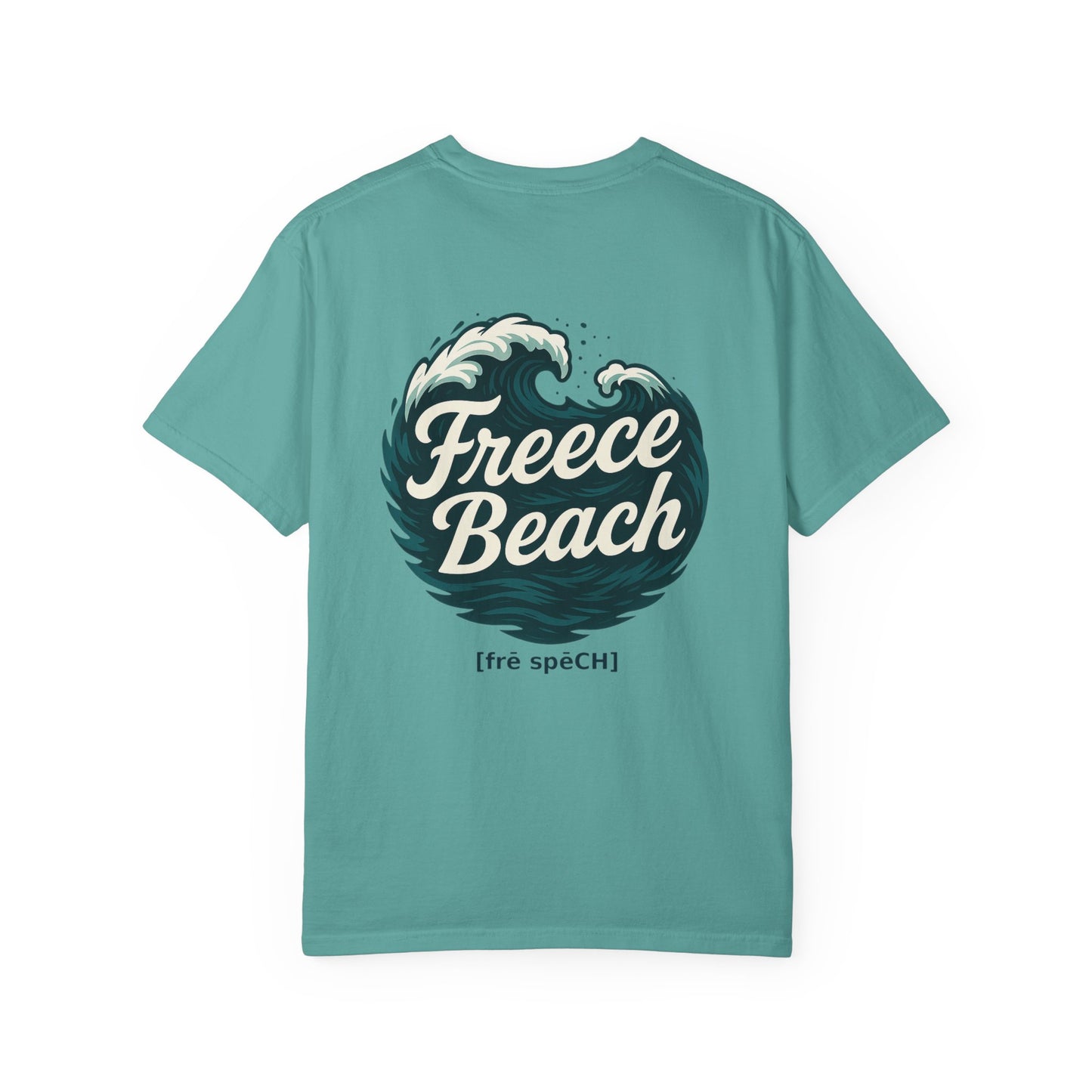 Freece Beach Graphic T-Shirt — Rolling Surf Logo Tee