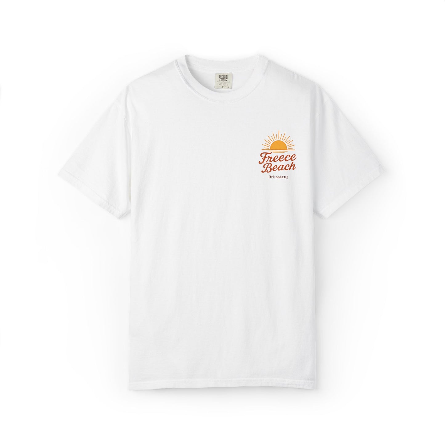 Freece Beach Graphic T-Shirt - Simple Sun Logo Tee