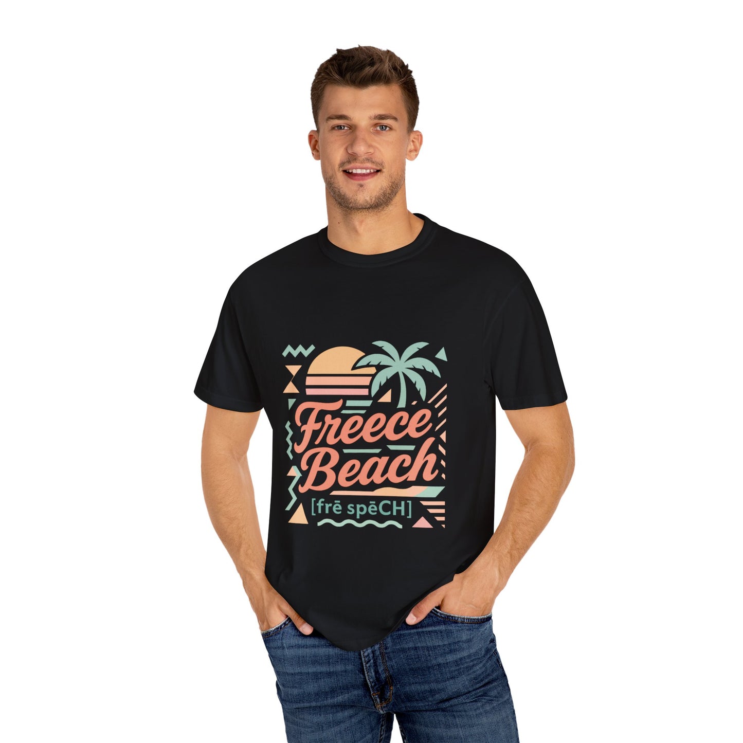 Beach Vibes Unisex T-Shirt | Fleece Beach Graphic T