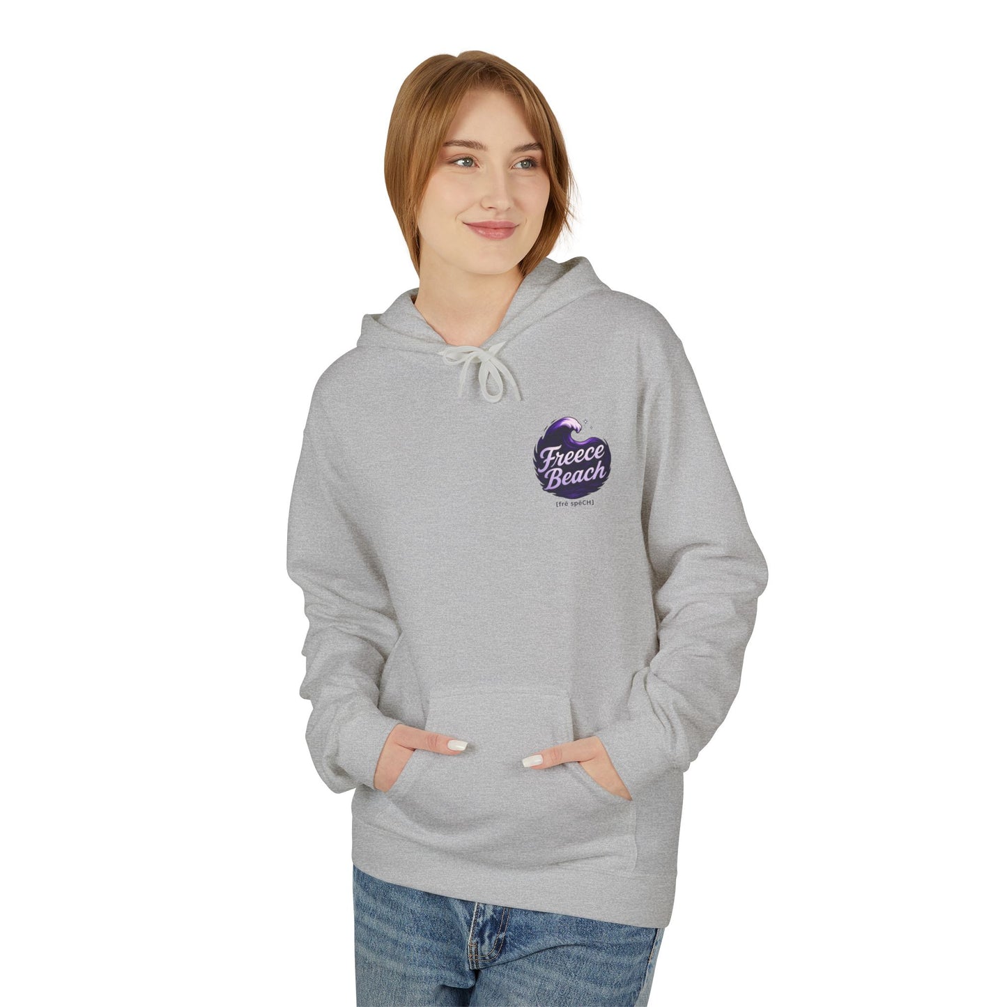 Freece Beach Hoodie - Oceanic Night Logo Pullover