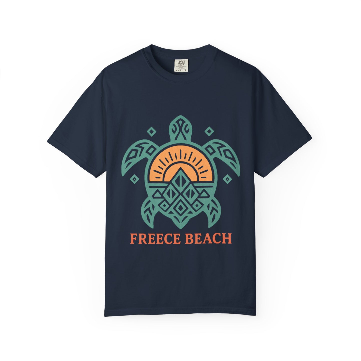 Freece Beach Tribal Turtle Tee