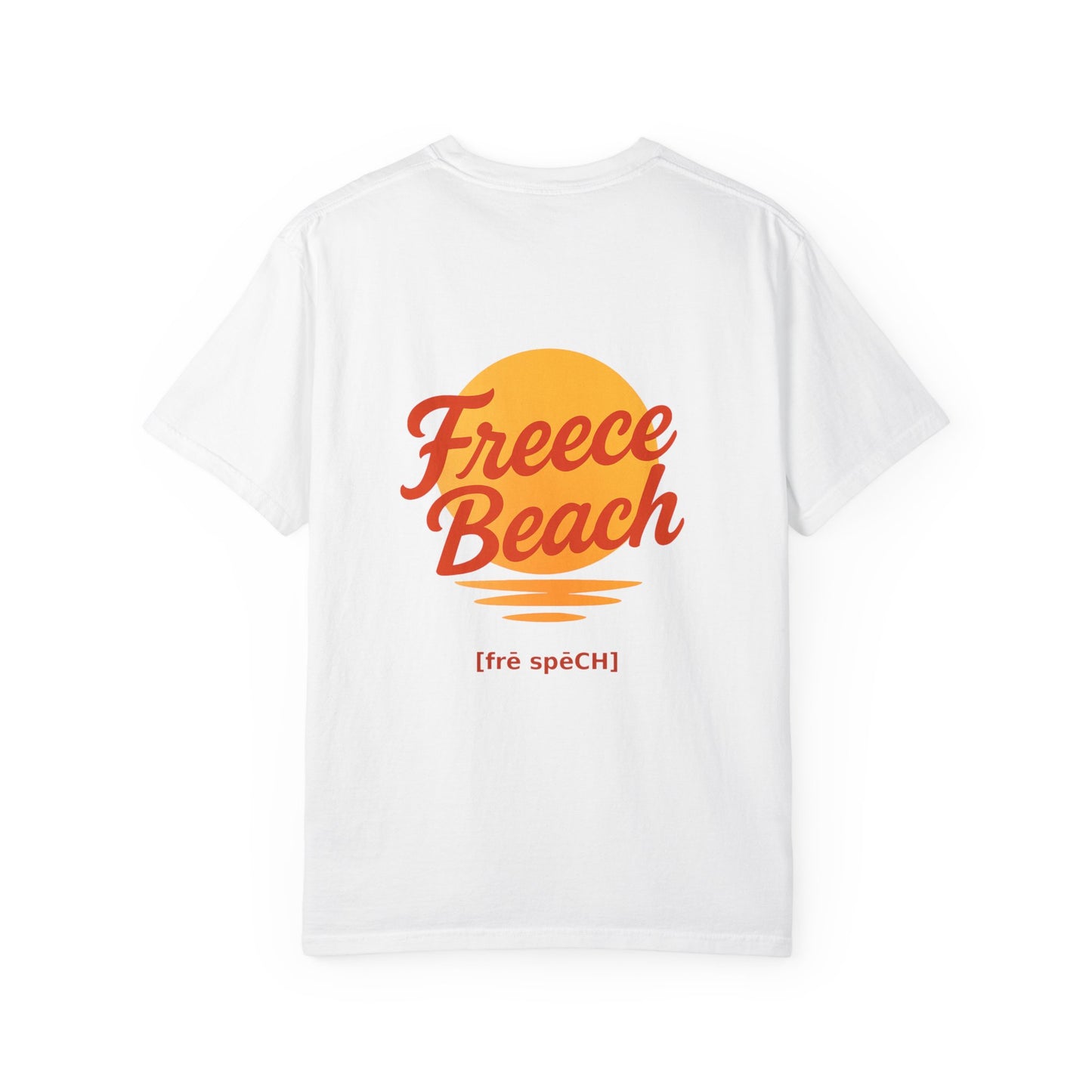 Freece Beach Graphic T-Shirt — Sunset Logo Tee