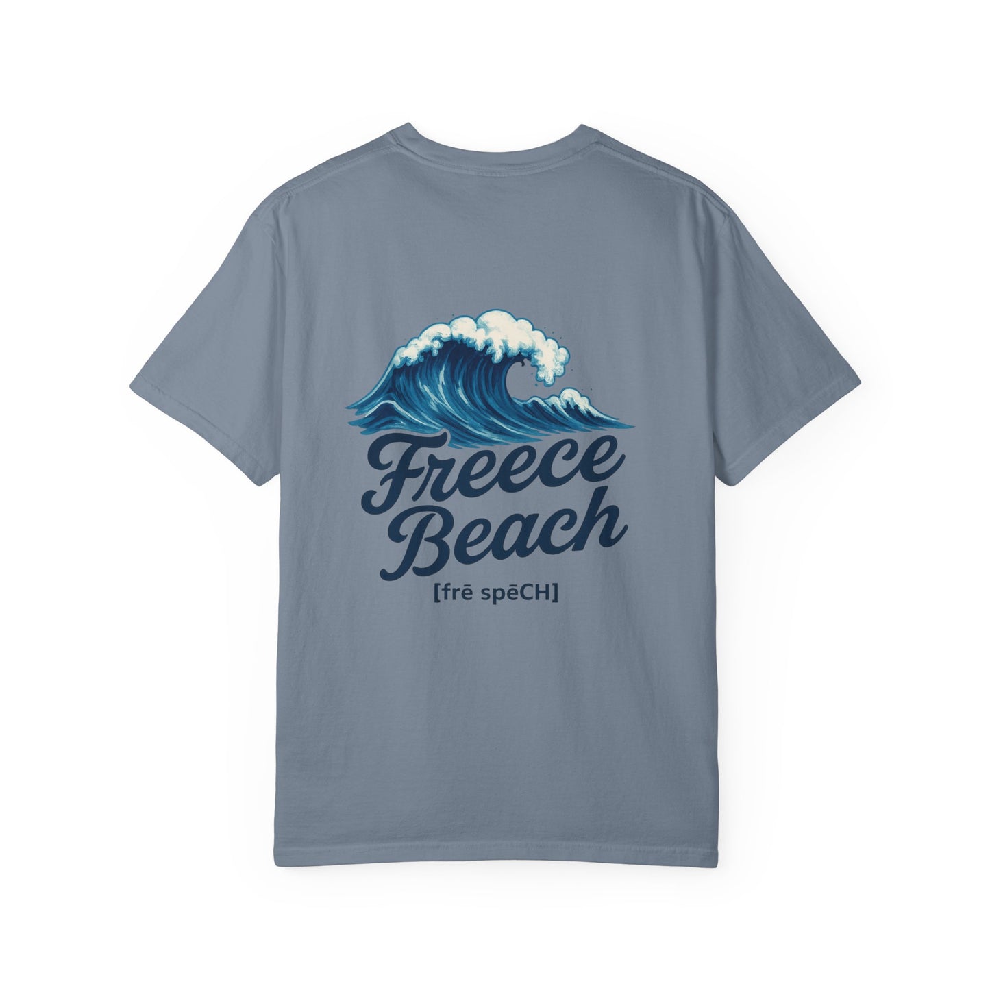 Freece Beach Graphic T‑Shirt — Coastal Wave Logo Tee