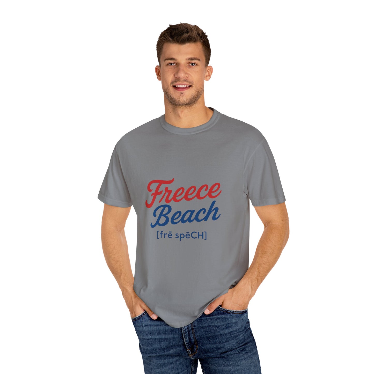 Freece Beach Logo Tee – Patriot Edition