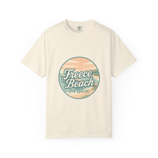 Freece Beach Graphic T-Shirt - Coastal Calm