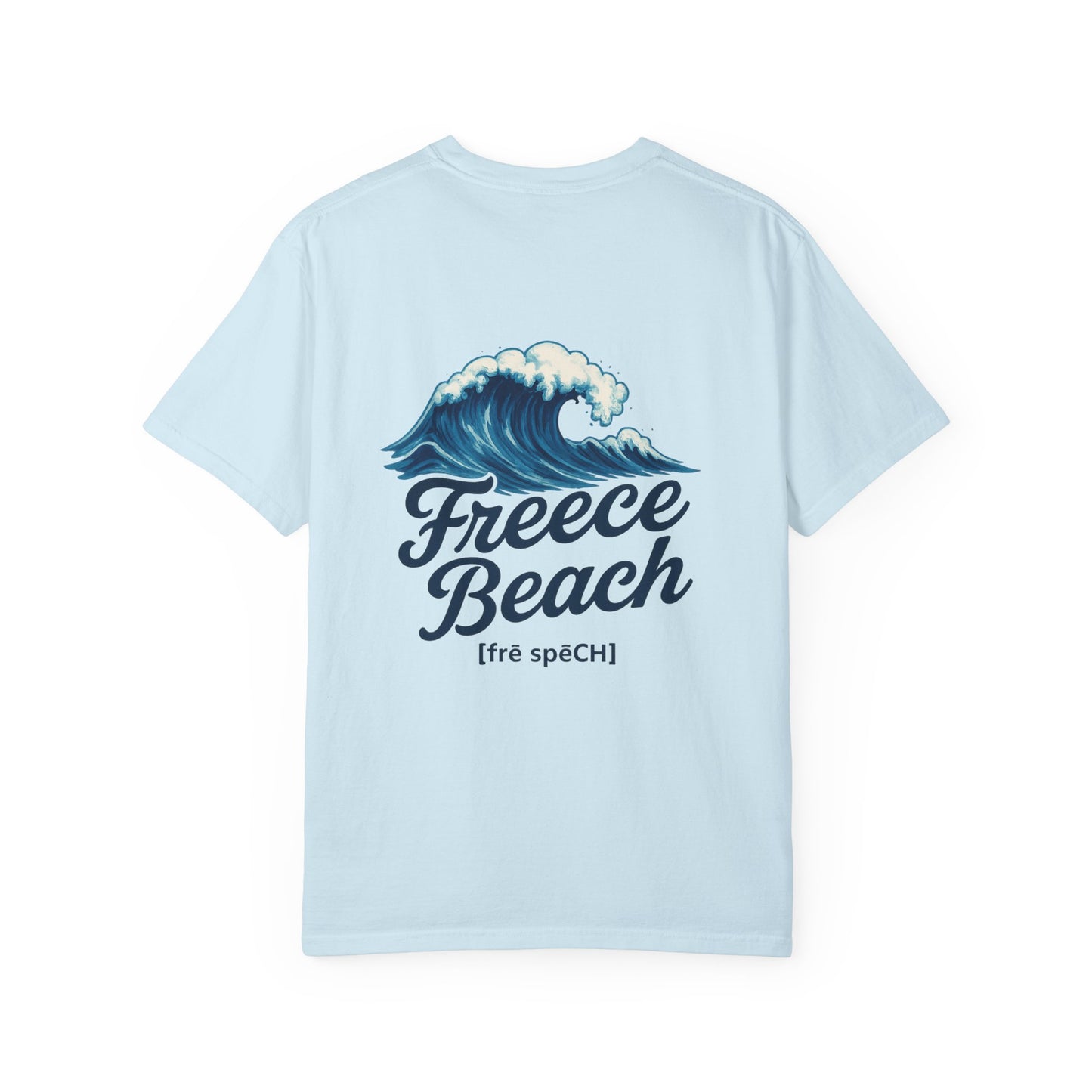 Freece Beach Graphic T‑Shirt — Coastal Wave Logo Tee
