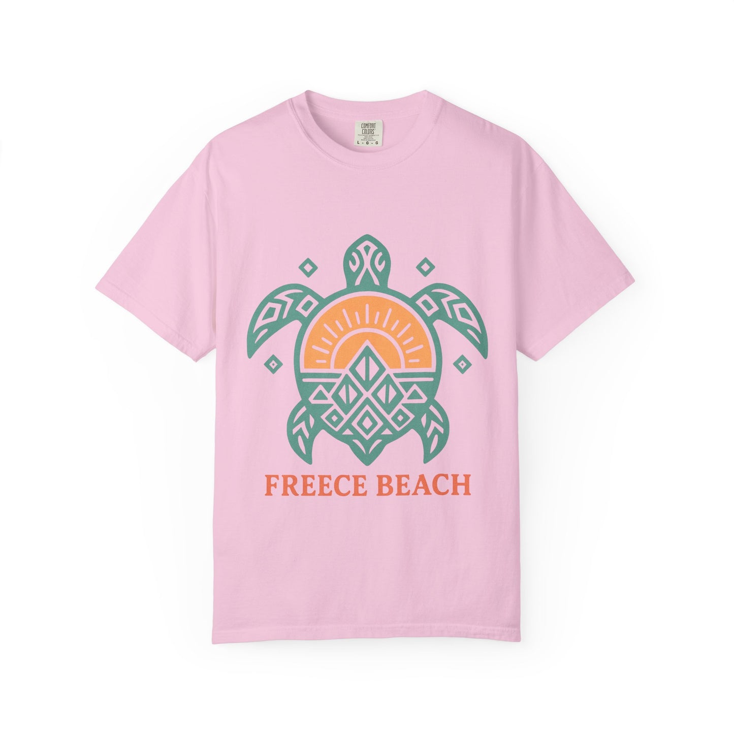 Freece Beach Tribal Turtle Tee
