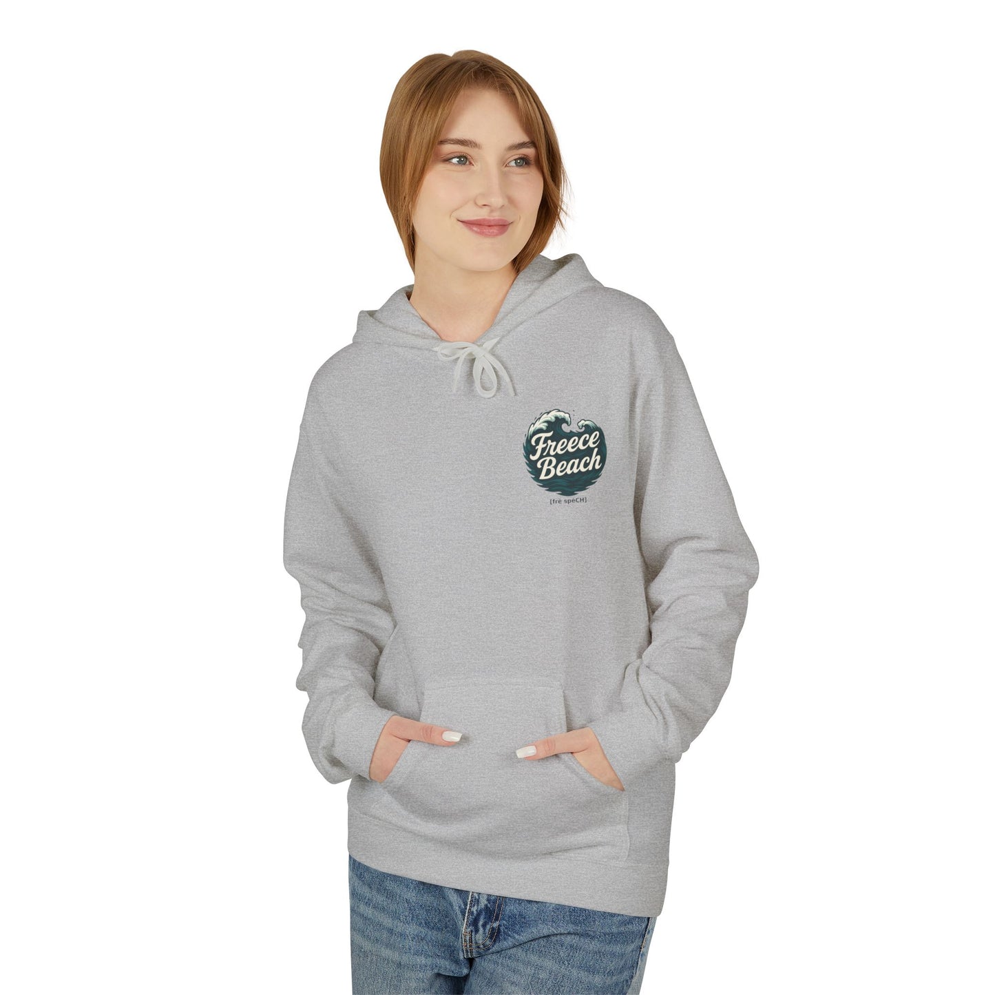 Freece Beach Hoodie - Rolling Surf Logo Pullover