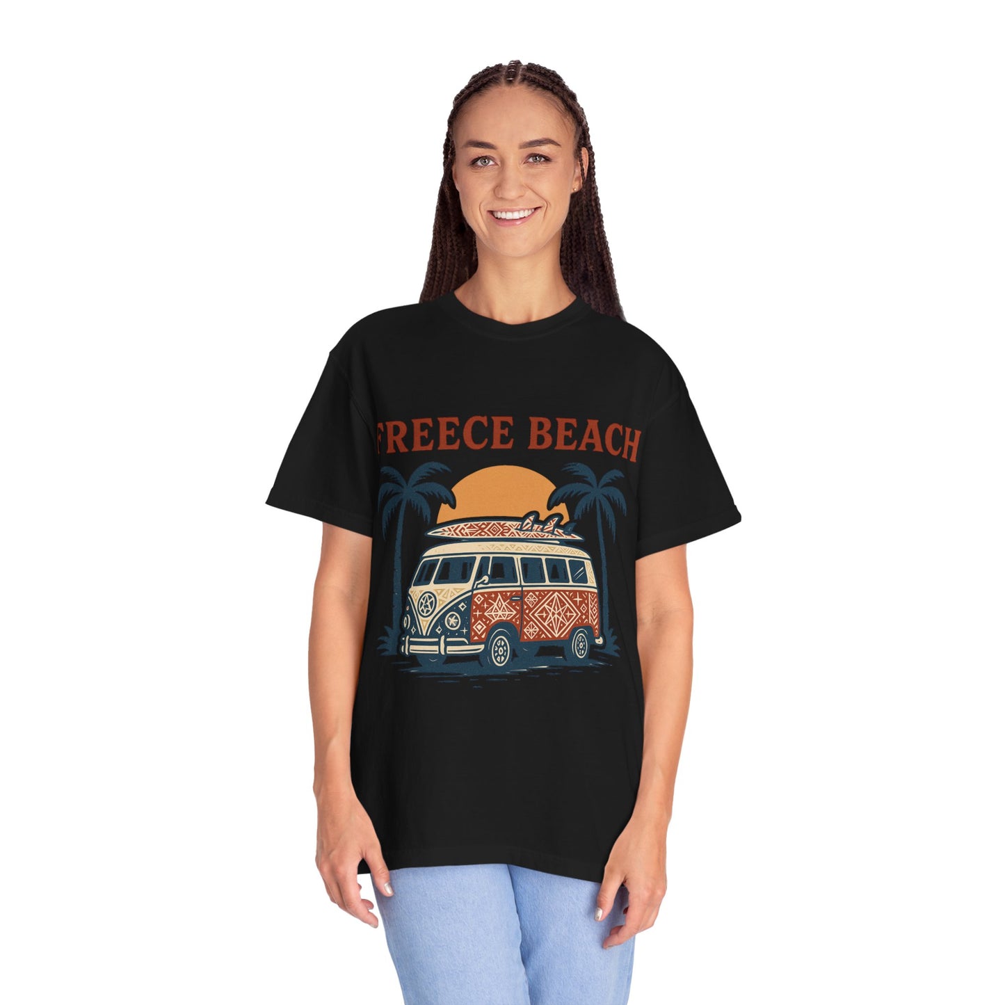 Freece Beach Tribal Van Tee – Patriotic Edition