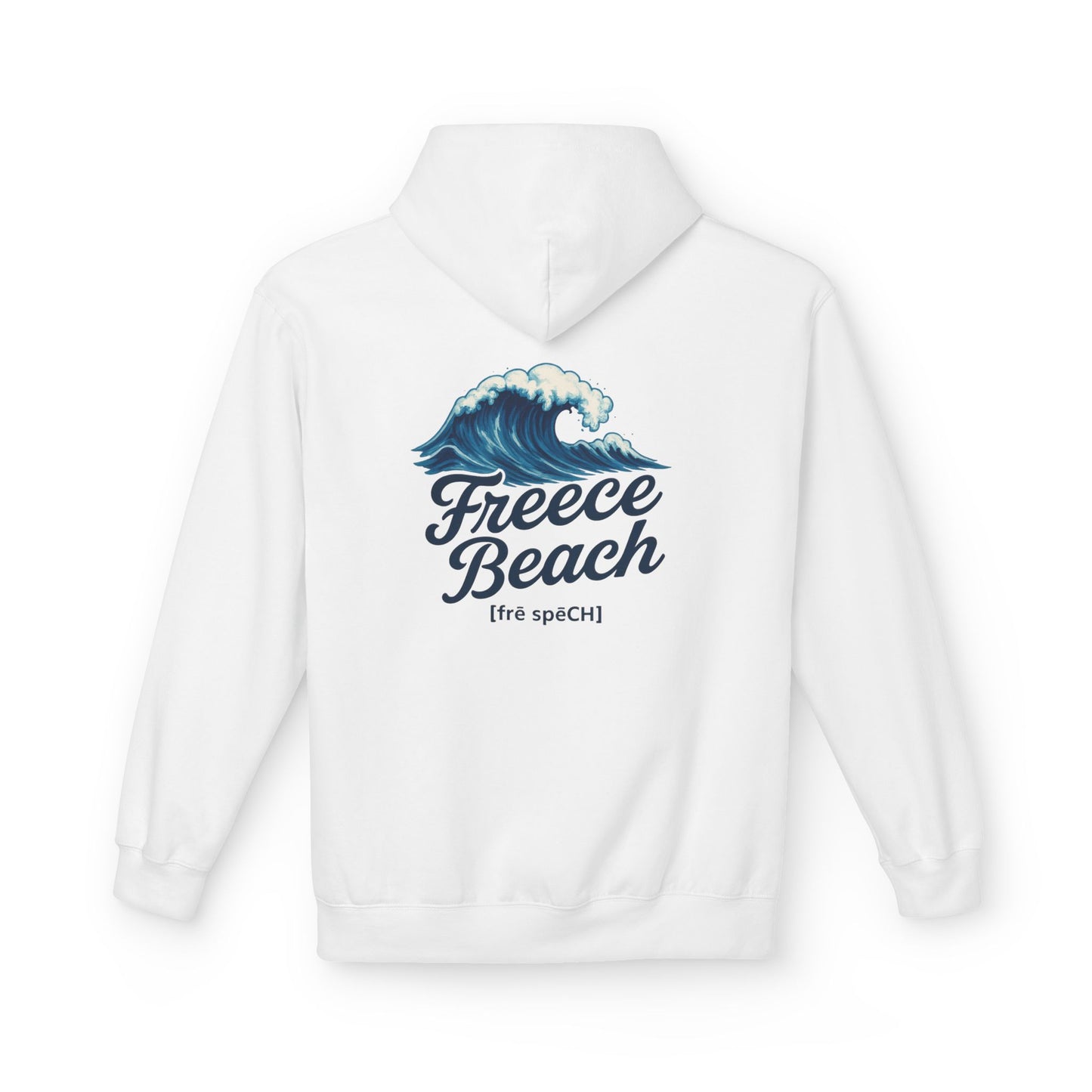 Freece Beach Hoodie — Coastal Wave Logo Pullover