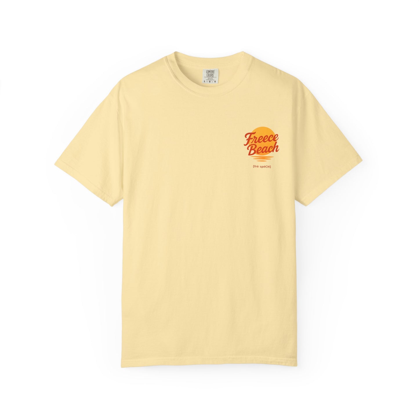 Freece Beach Graphic T-Shirt — Sunset Logo Tee