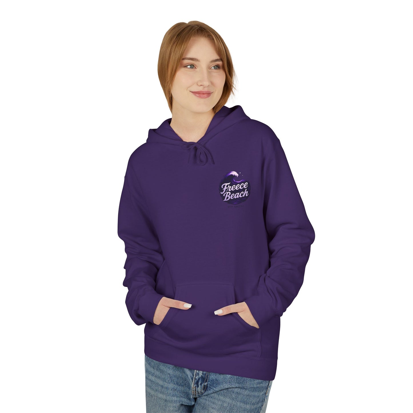 Freece Beach Hoodie - Oceanic Night Logo Pullover