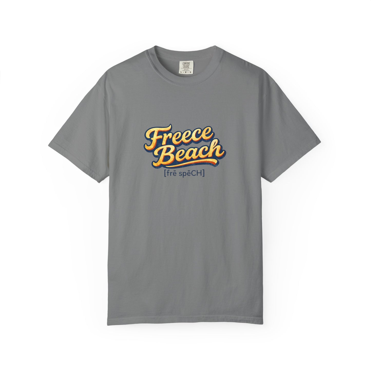 Freece Beach Graphic T-Shirt — Vintage Surf Logo Tee