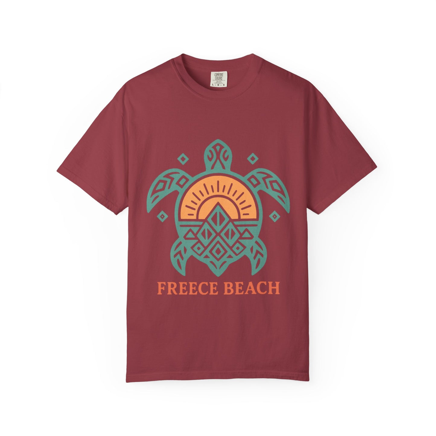 Freece Beach Tribal Turtle Tee