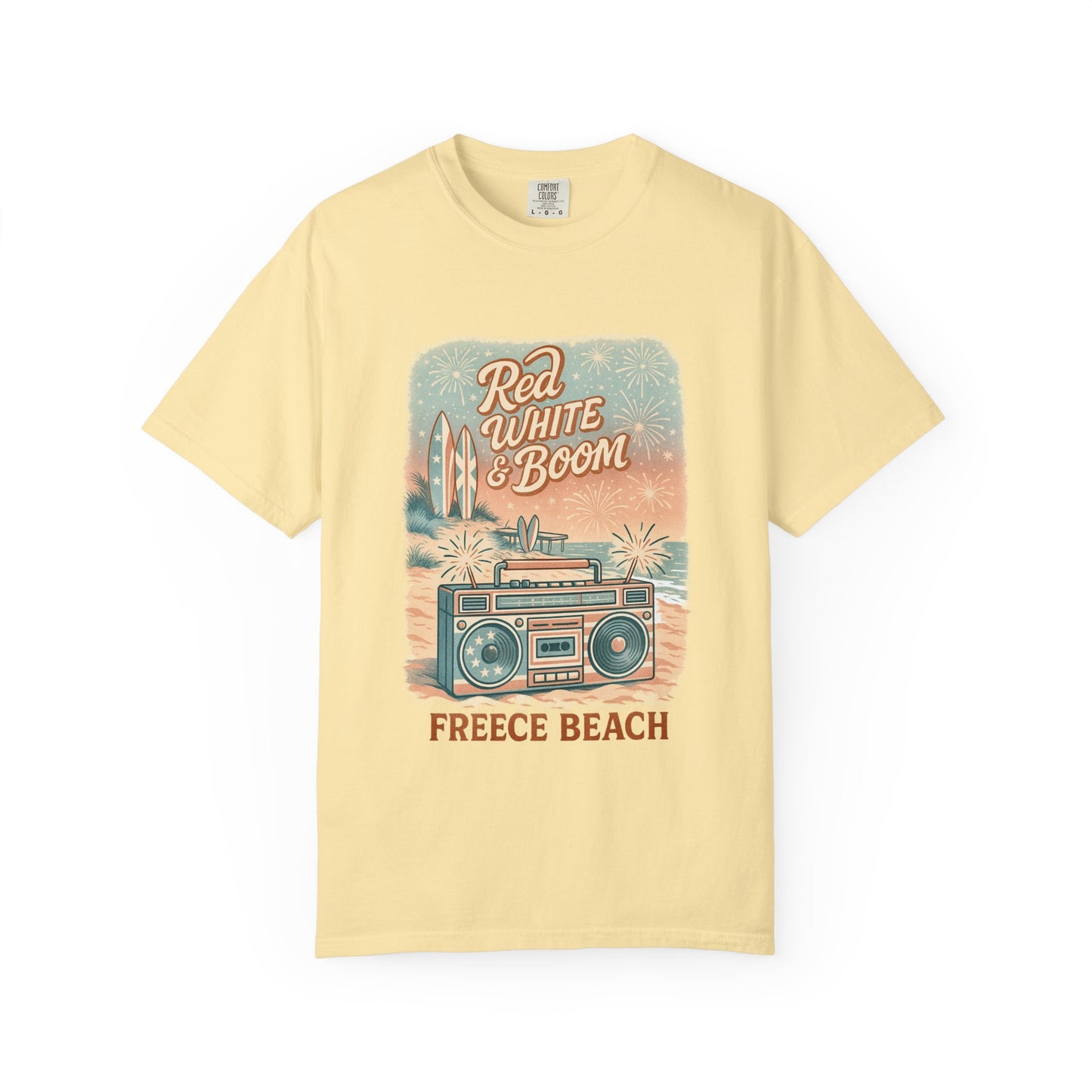Freece Beach “Red, White & Boom” Tee