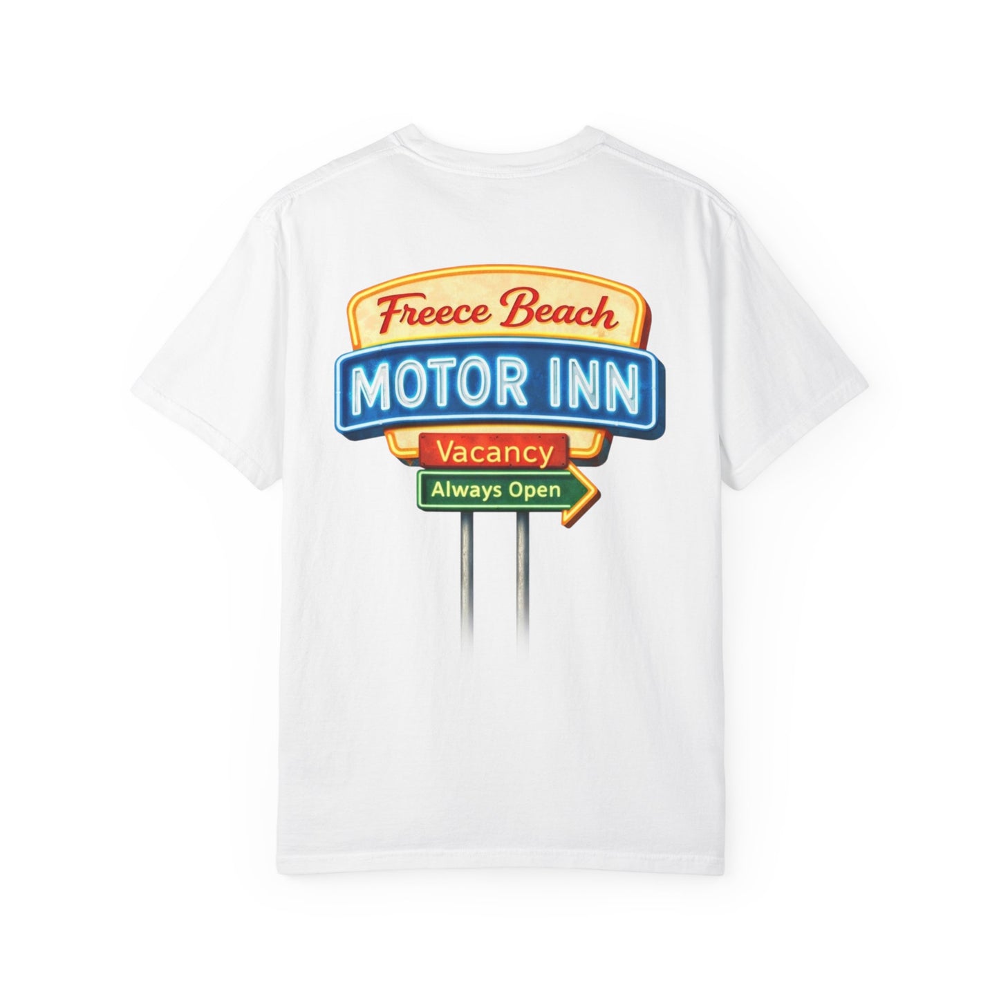 Freece Beach Graphic T-Shirt - Retro Motor Inn
