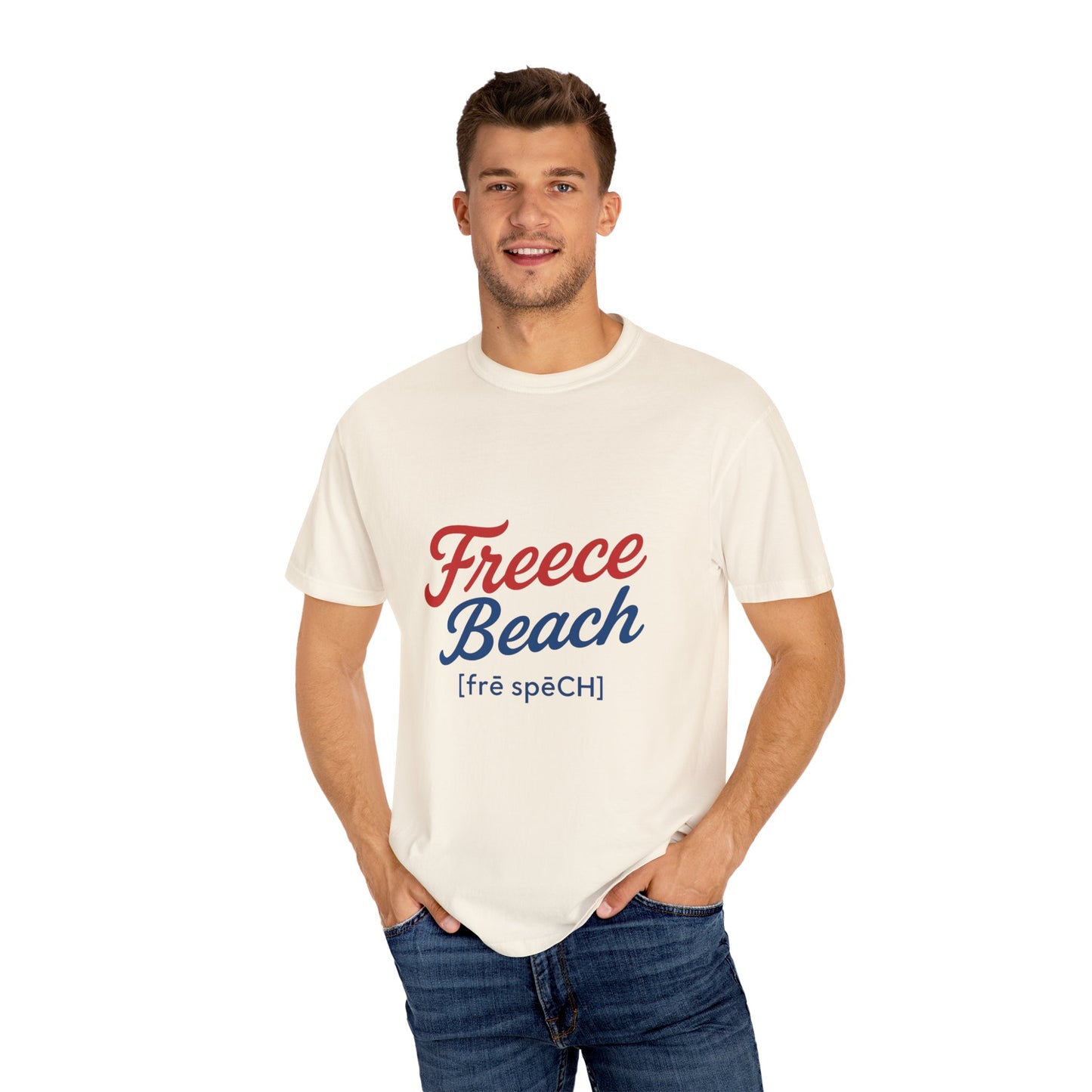 Freece Beach Logo Tee – Patriot Edition