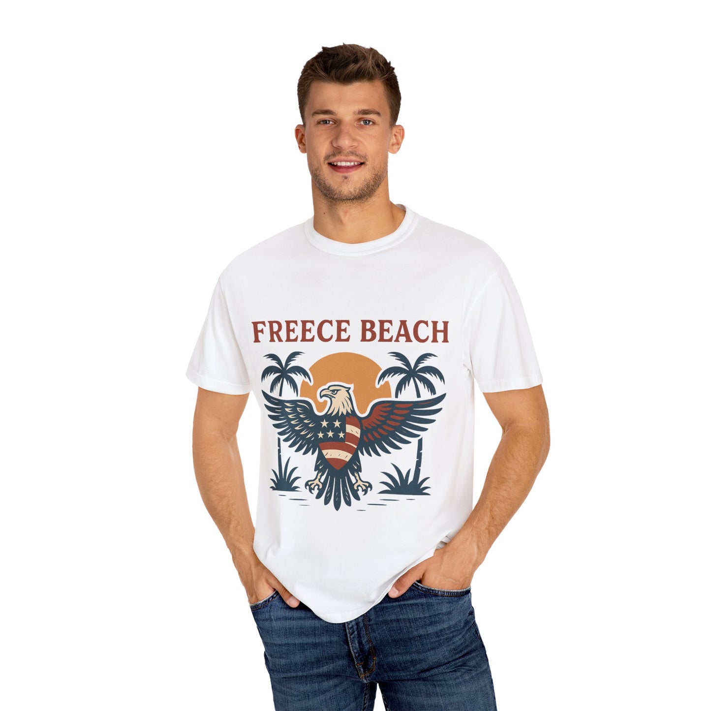 Freece Beach Liberty Eagle Tee